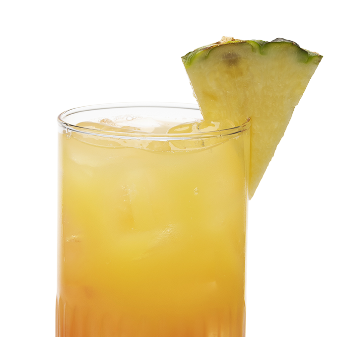 Fruity tequila cocktail with tropical flavors