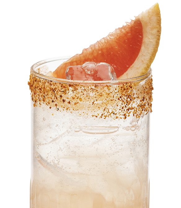 Zesty tequila cocktail with grapefruit spice